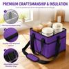 Oxford Cloth Insulated Water Bottle Holder Convenient Foldable Beverage Organizer  Hiking
