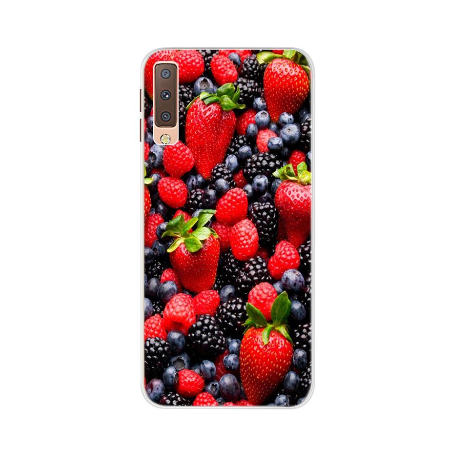 for Samsung A7 2018 Case Soft Silicone Back Cover Cute Cartoon Phone Case For Samsung Galaxy A7 A 7 2018 A750 A750f Case Bumper
