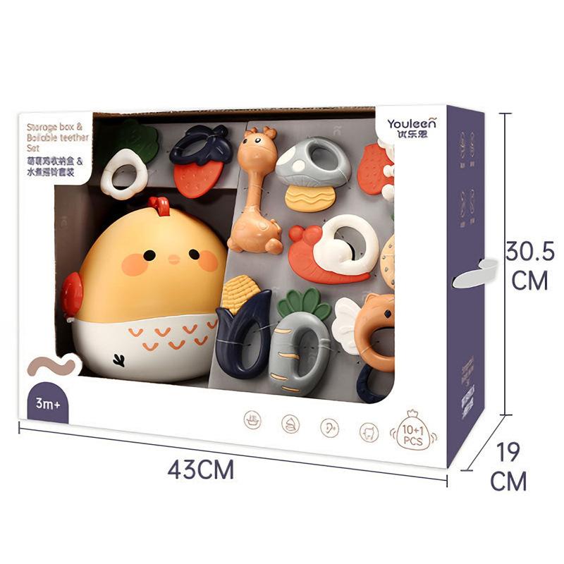 Genuine Newborn Baby Hand Rattle 0-6 Months Baby Educational Early Education Grasping Training Toothpaste Biting Toy