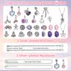 Christmas Advent Calendar DIY  Alloy Bracelet Jewelry Set