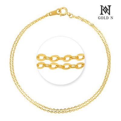 Χρυσό N 14K/18K Basic Διπλής Σειράς Βραχιόλι Yg