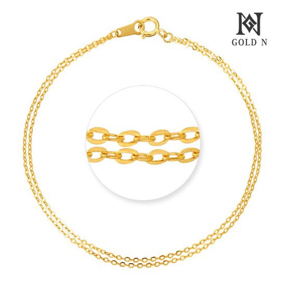 Gold N 14K/18K Basic Double Row Bracelet Yg