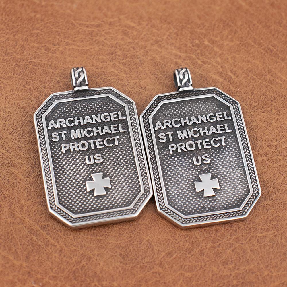 Trendy Simple Ancient Greek God of War Pendant Popular Charms Stainless Steel Angel Wings Shield Necklace Mens Jewelry