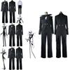 Before Nightmare The Christmas Jack Skellington Stripe Halloween Cosplay Kostüm