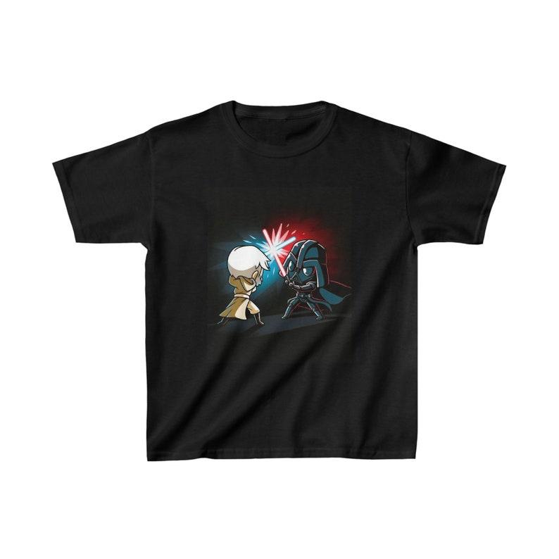 Star Wars Kids Cotton T-Shirts - Obi-Wan Kenobi vs. Darth Vader 110