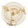 3-Tier Hanging Fruit Basket Stainless Steel Storage Basket Foldable Wire Organizer for Fruits Vegetables Toiletries