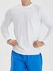 NINEZ Plain Premium Mesh Muscle Fit Long Sleeve Tee 22Tl02