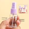Set Portatile di 7 Flaconi Ricaricabili da Viaggio: Include Flaconi Spray, Contenitori per Lozioni e Creme per i Prodotti Essenziali per la Cura della Pelle
