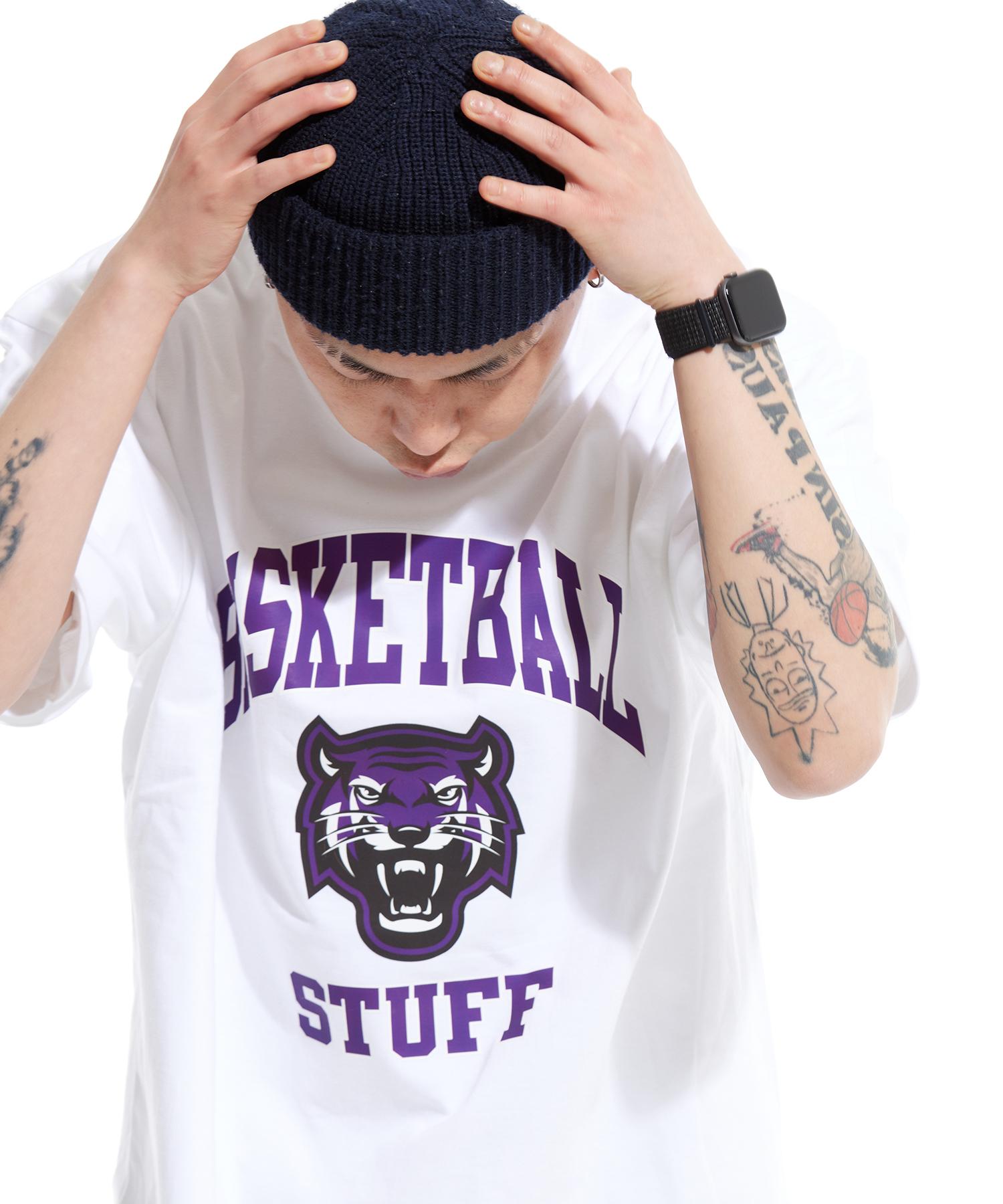 Sturf Tiger Loose Fit Heavy Short Sleeve Tee White M