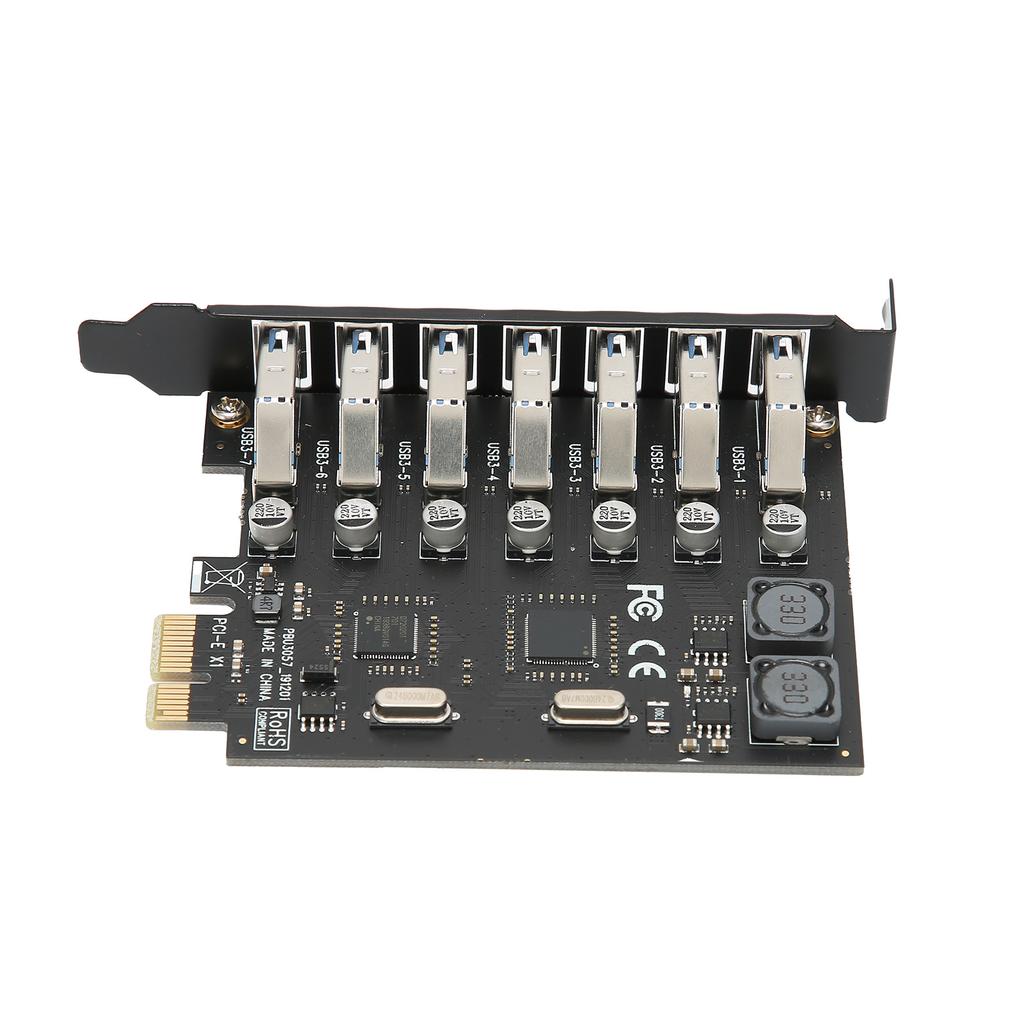 7Port Expansion Card PCB PCIExpress to USB3.0 for NEC Main Control Board for Computer
