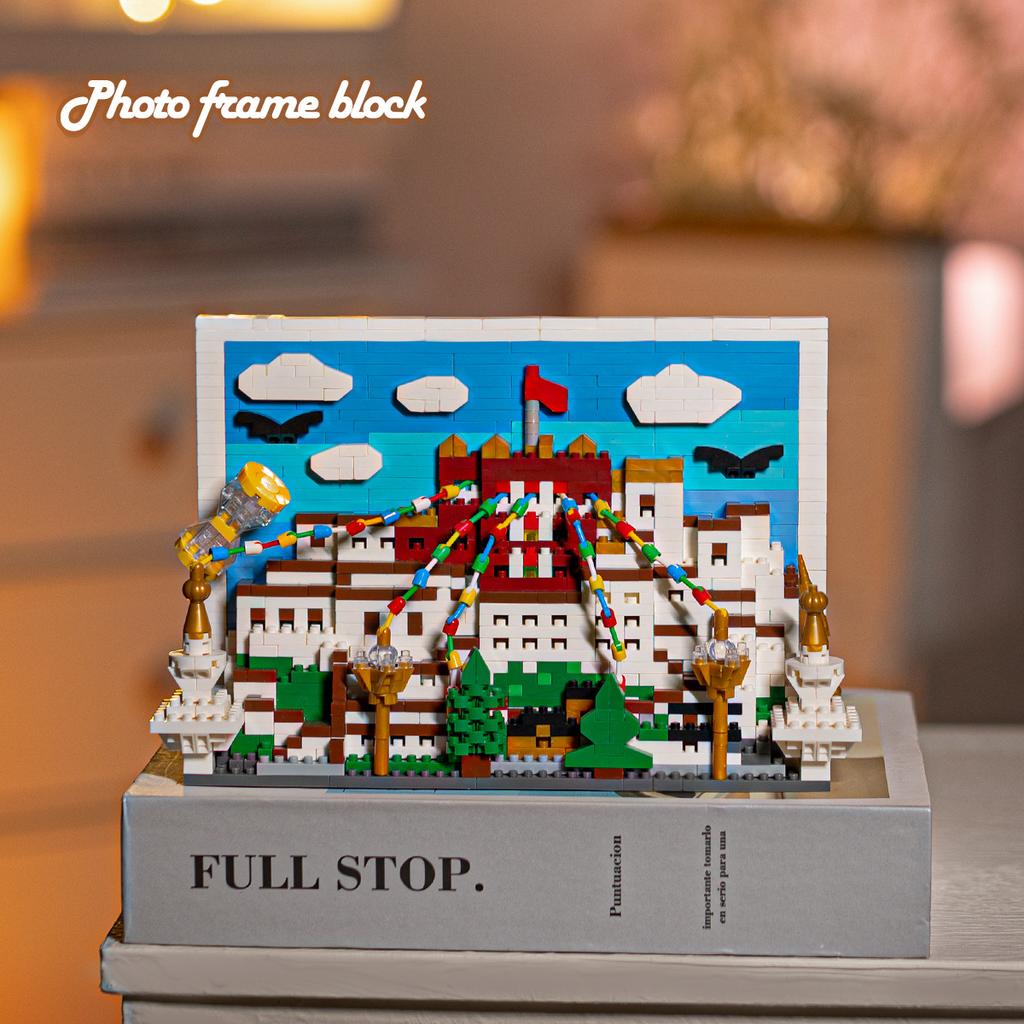 Architecture Micro Bricks Construction Set Adult Building Blocks Toys For Children Girl 6 Year Gift Mini Blocks Construction Set