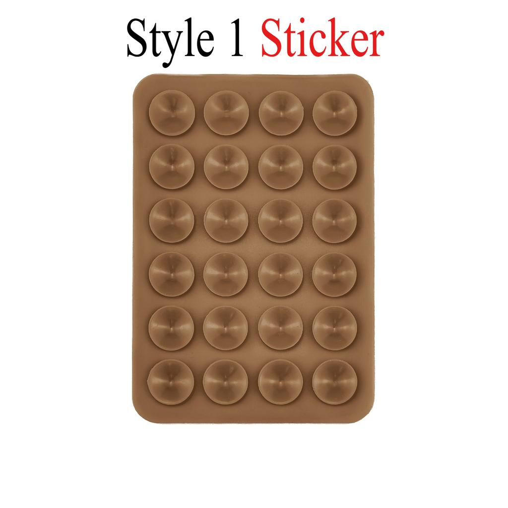 Sticker/Double-sided Suction Cup Adhesive Silicone Suction Pad Bracket Multifunction Rubber Sucker Pad Durable Mobile Phone