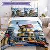 Lego Bricks Quilt Cover Set Perfect For Playroom Machine Washable Perfect Gift For Friends Family