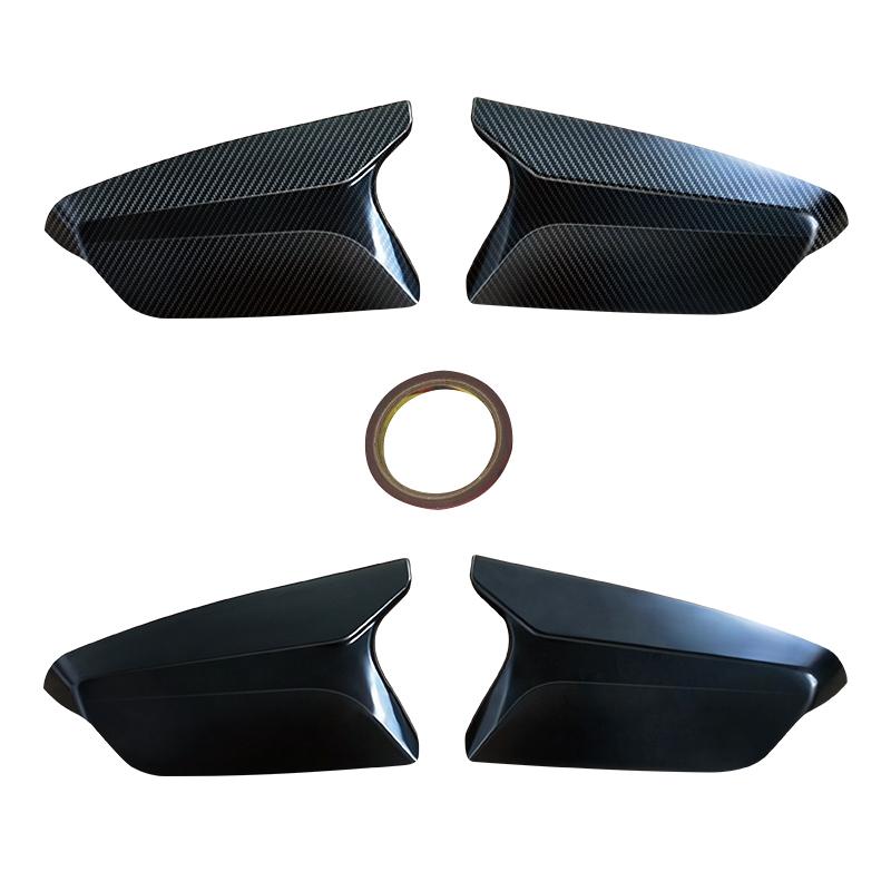 For Chevrolet Malibu XL 2016- Car Rearview Side Mirror Cover Wing Cap Sticker Exterior Door Rear View Case Trim Carbon Fiber