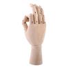 1pcs Flexible Movable Fingers Wooden Hand Model Adjustable Joint Right Hand  Sketch Drawing