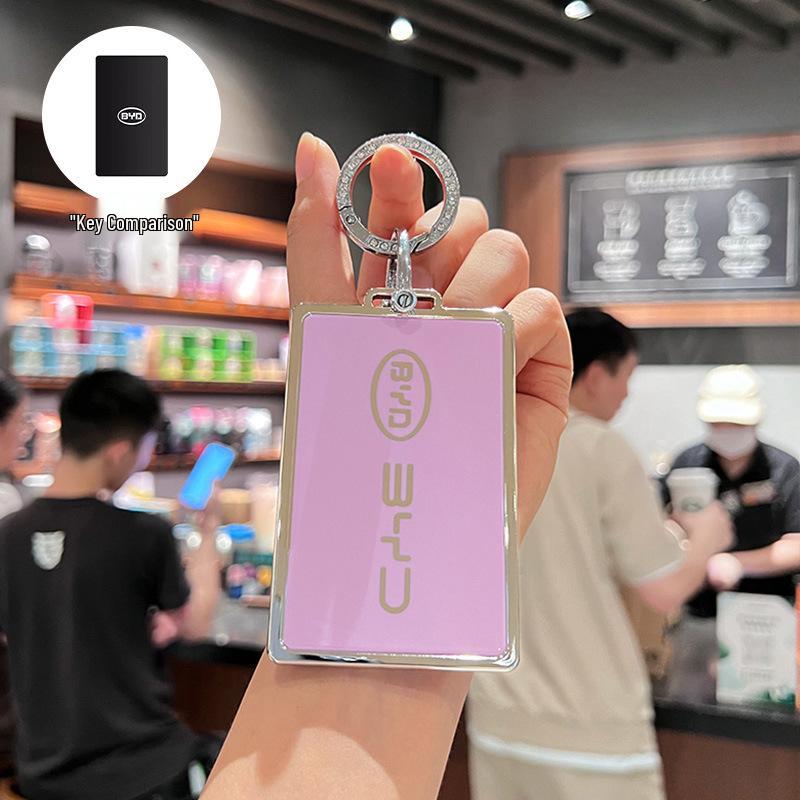 BYD Car Key Case for Han EV, Tang, Dmi, Song Pro, Qin Plus, Dolphin, Yuan, Seal N FC Shell Buckle