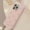 Artistic Pink Bow Phone Case Suitable for Apple Phones