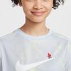 Nike Dri-Fit T-Shirt Multi Comfortable Quick-Dry Soft Skin-Friendly Fashion Short Sleeve Unisex Tops Football-Grey IF0606085