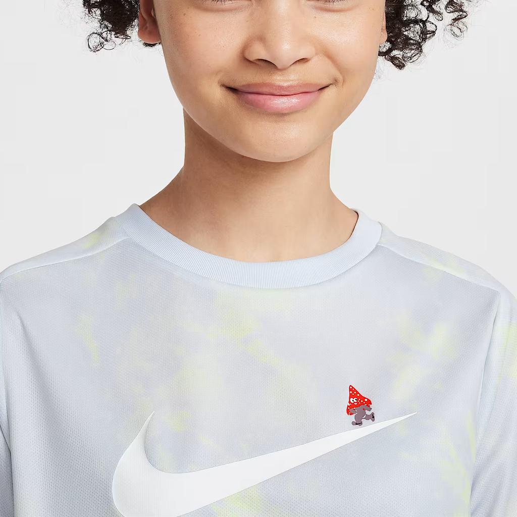 Nike Dri-Fit T-Shirt Multi Comfortable Quick-Dry Soft Skin-Friendly Fashion Short Sleeve Unisex Tops Football-Grey IF0606085