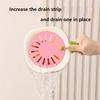 Multifunctional Folding Handle with Cover Washing Water Fruit and Vegetable Kitchen Fresh-keeping Filter Water Washing Basket
