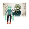 Salad Fingers Plush Toy - 30cm Short Plush, Cartoon Character Decoration & Throw Pillow Gift