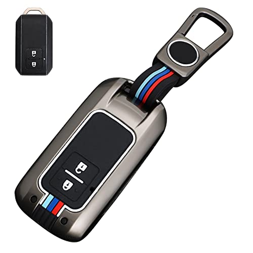 

[LETINGFAR] Чехол для ключа для Suzuki Smart Key Case Чехол для ключа из сплава TPU Suzuki Exclusive Key Holder Совместим с чехлом для ключа Suzuki (Серый)