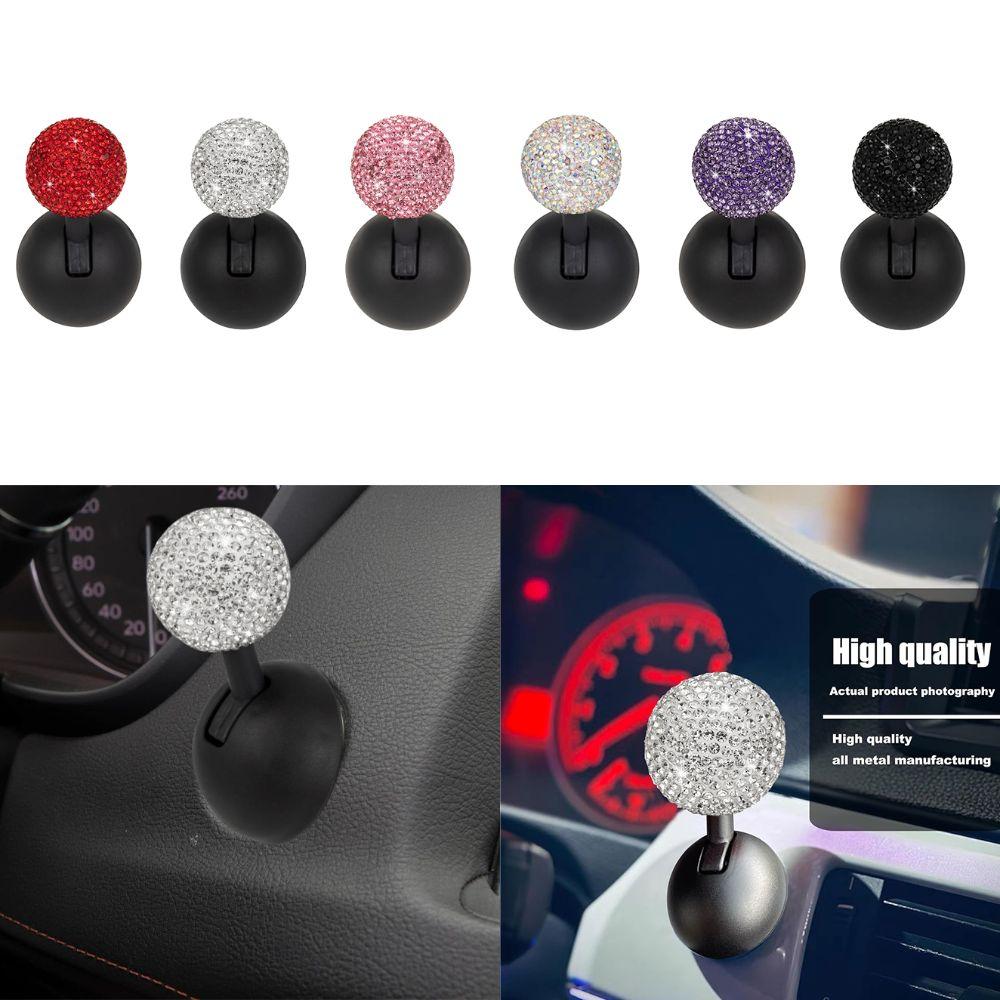 Full Diamonds Joystick Car Starter Multicolor Car Ignition Button Cover Push Start Button Cover