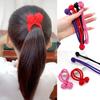 Rubber Band Girl's Hair Tie Thick And Durable Ribbons Ponytail Cute Style High Elastic Hair Ring Fashionable Hair Accessories
