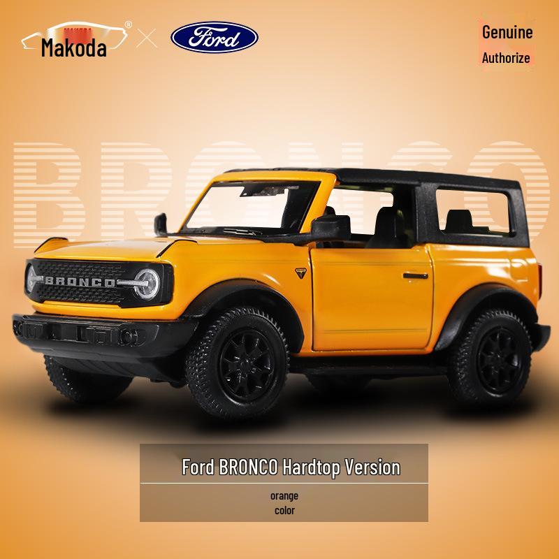 

CH554073 Mustang Simulation Alloy Off-Road Model Car with Openable Doors – Pull-Back Toy for Kids жёлтый