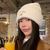 The Embroidered Bear Knitted Hat Is Versatile Cute and Warm The Woolen Hat Shows Off Your Face  The Cool Little Hat Is A New Autumn and Winter Style