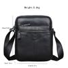 Men's Shoulder Bag New Top Layer Cowhide Large Capacity Business Commuting Small Crossbody Genuine Leather