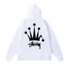 Mens Oversized Hooded Sweatshirt With Bold Letter Print Cotton Blend Loose Fit Daily Wear