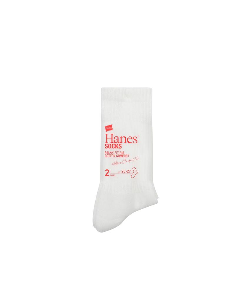 Heinjeu Crew Socks 2P White