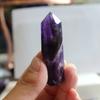Unique Natural Purple Dream Amethyst Quartz Crystal Stone Point Healing Wand
