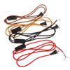 220V Wechselstromkabel mit Stecker Schalter Stoff Textilummanteltes Flexkabel Draht 1,8 Meter Verlängerungskabel für Tischlampe