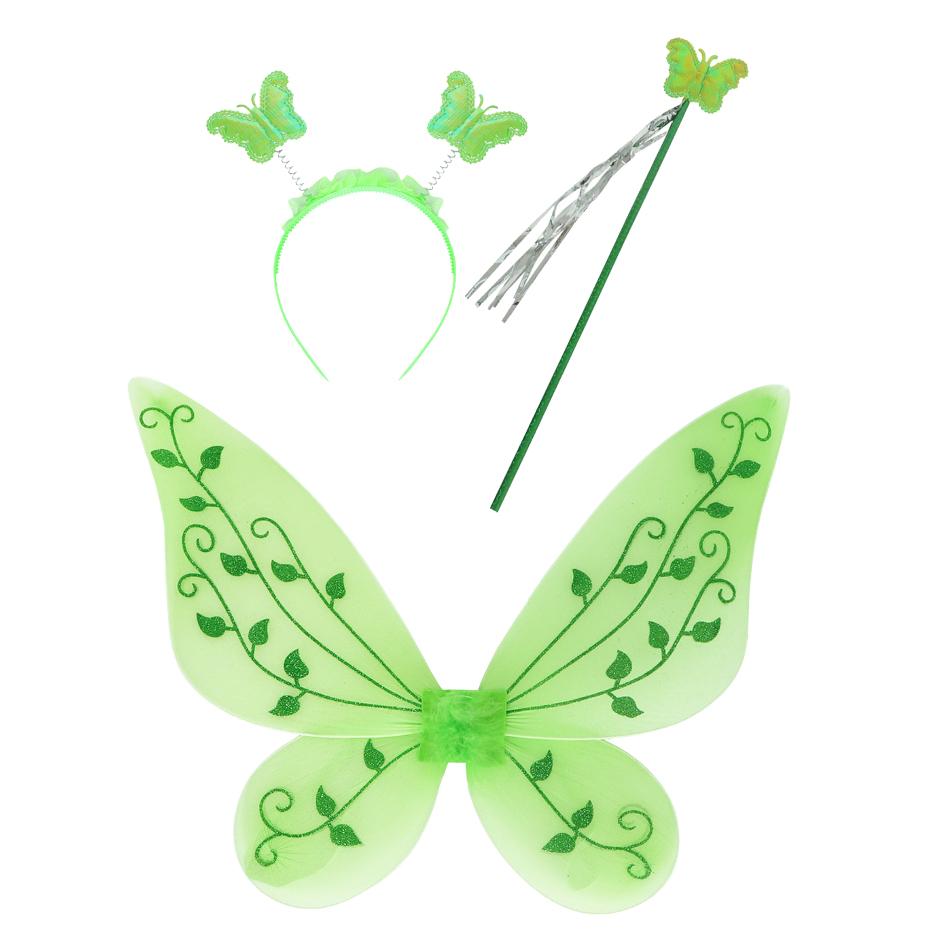 Summer Girls Tinkerbell Fairy Dresses Up for Girls Costume Kids Cosplay Flower Fairy Princess Clothes Christmas Party Outfit 2-3T(100)