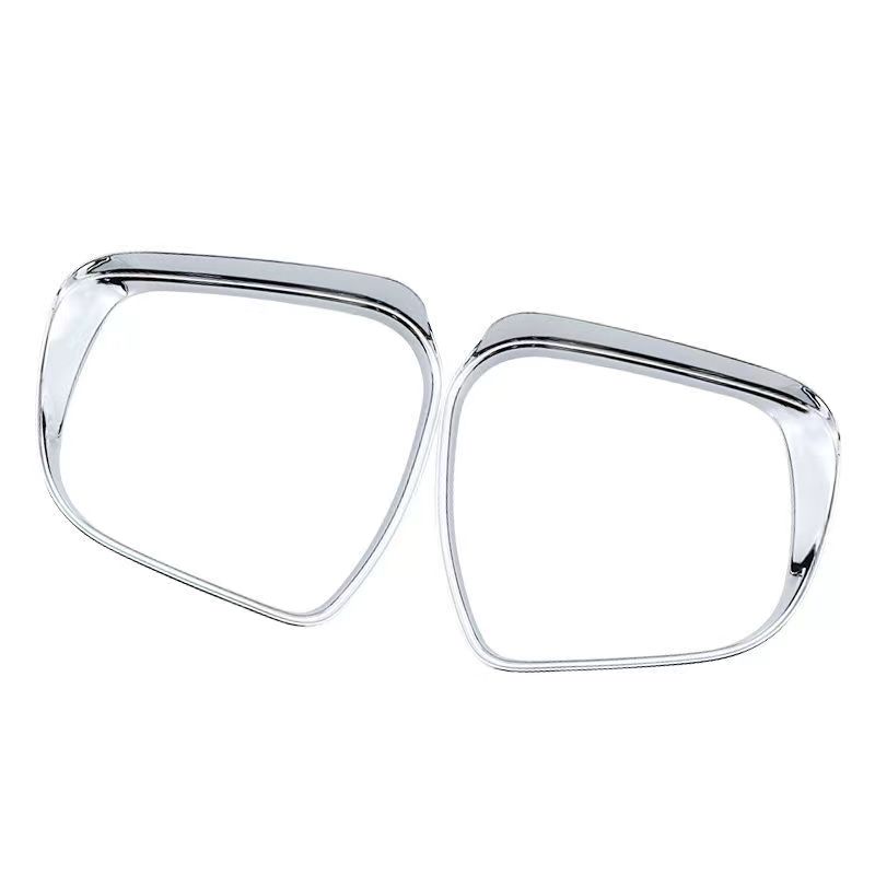 

For Nissan Paladin 2024 2025 Accessories Car Rearview Mirror Rain Eyebrows Shield From The Rain Frame ABS Styling ABS Silver