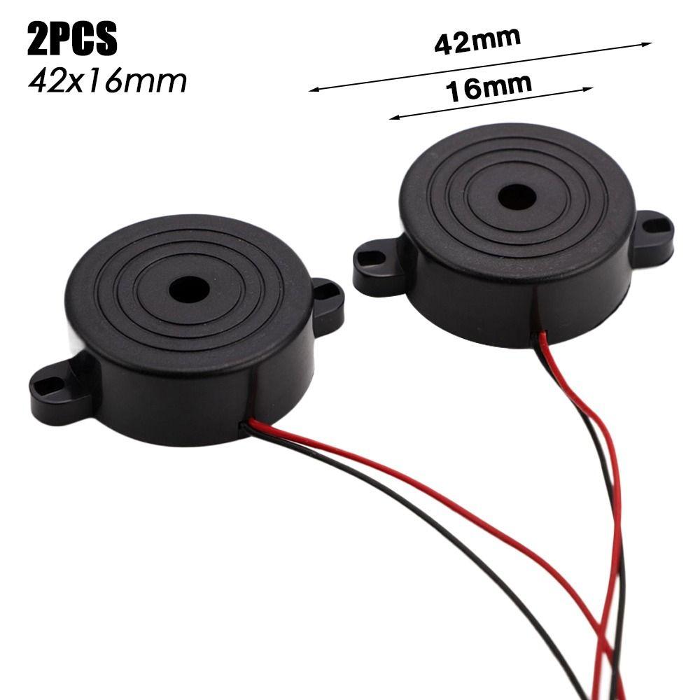 2 Stück Neuer 3015 Alarmton 23*12mm/42*16mm Tongeber Elektronischer Summer Alarm Dauerhafter Ton Mechanischer Summer