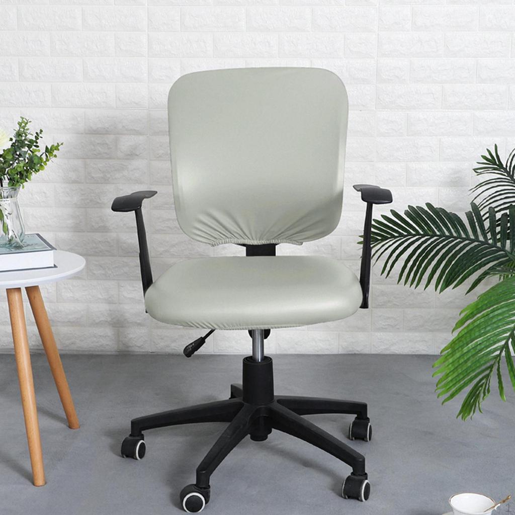 Office Chair Cover Stretch Removable Rotating Protector Waterproof Oilproof Computer Desk