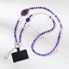 ins Xiaohongshu women's fashion hand carry messenger mobile phone lanyard DIY handmade long mobile phone chain