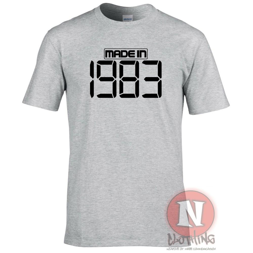 Made In 1983 TShirt Birthday Party Celebration Fancy Dress Teeshirt 2XL