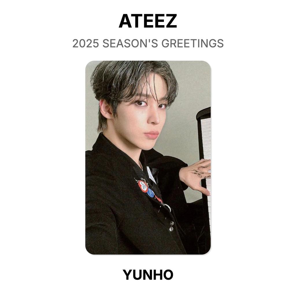 ATEEZ SALUTI DI STAGIONE 2025 Fotocarta Ufficiale