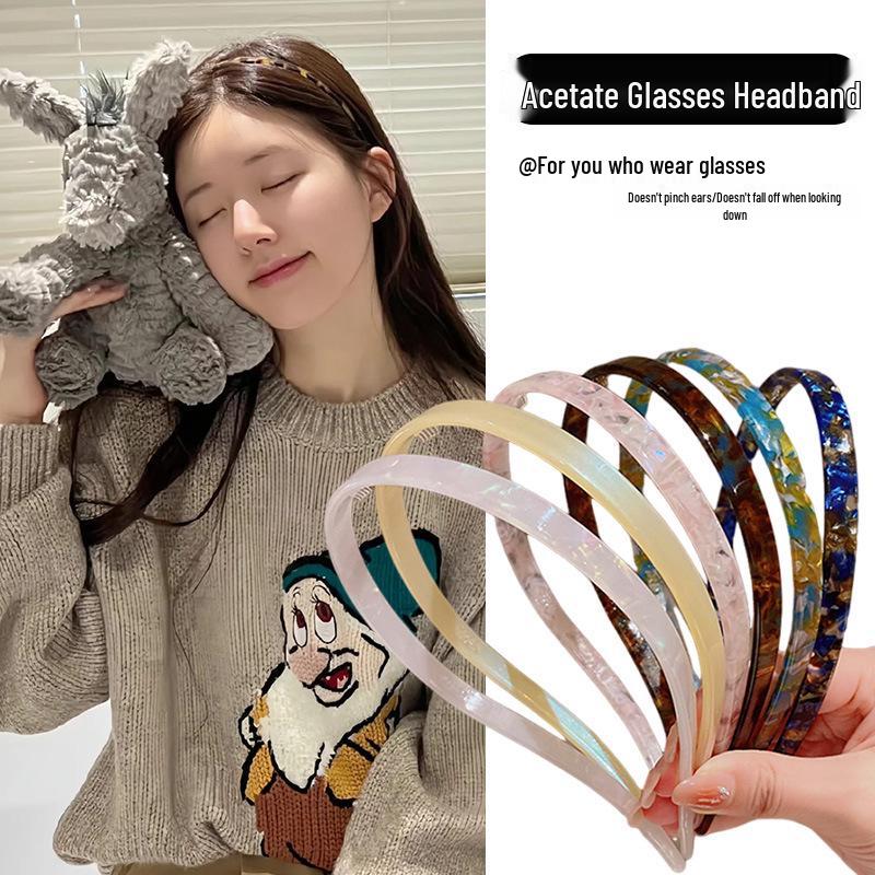 

Non-Pinch Acetate Hairband: High-End, Non-Slip Hair Clip for Women 2024