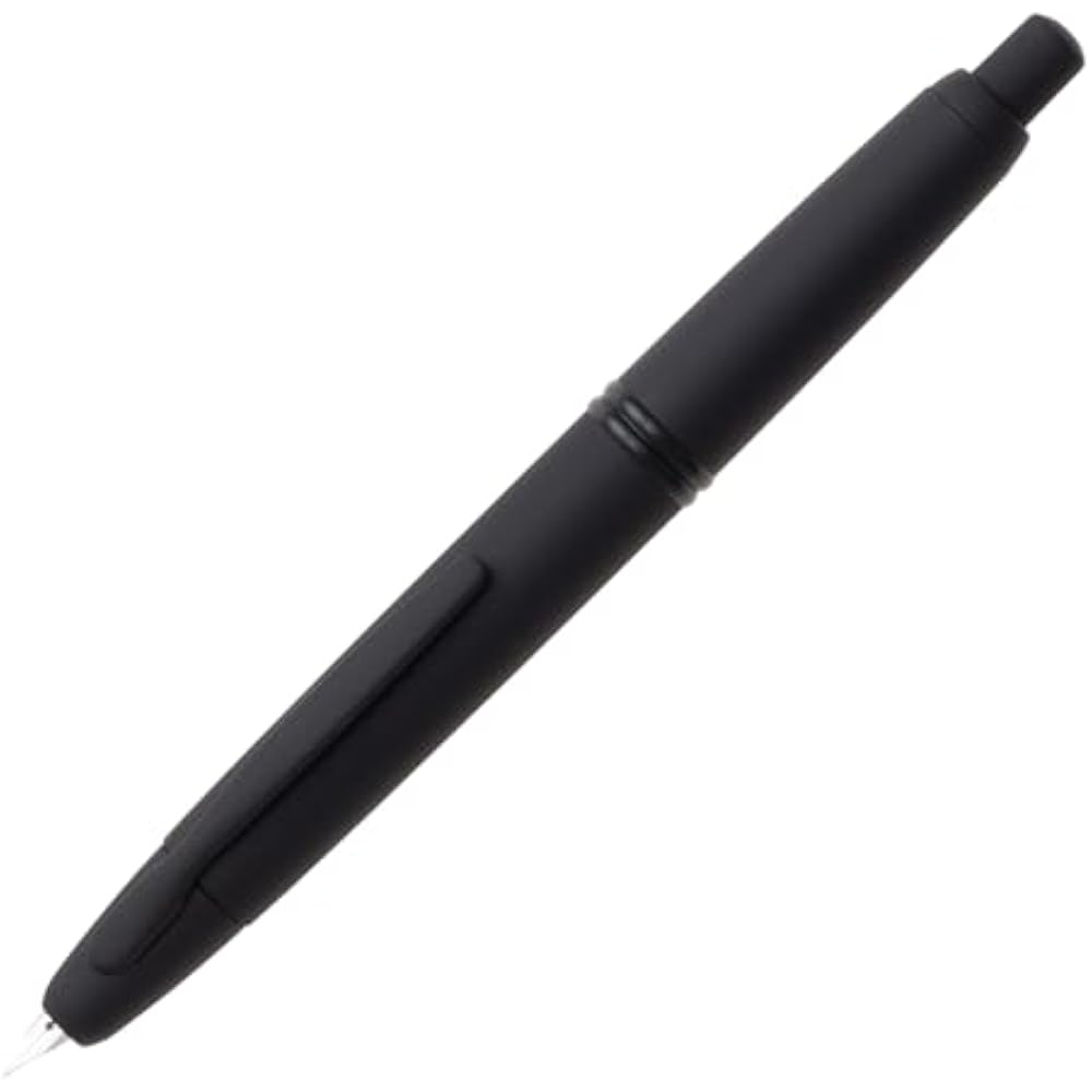 PILOT FC18SRBMF Capless Fountain Pen, F Fine (Fine), Black, Matte, Black, 18K, Pilot