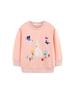 Autumn Cotton Knit Rabbit Embroidery Girls' Hoodie