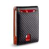 Carbon Fiber RFID Card Holder: Multi-Card Slots, Money Clip, Coin Purse, and Microfiber Leather Credit Card Sleeve for Men.