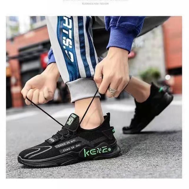 Herren-Sportschuhe, Fly Woven Casual Schuhe, Atmungsaktive Mesh-Stoffschuhe