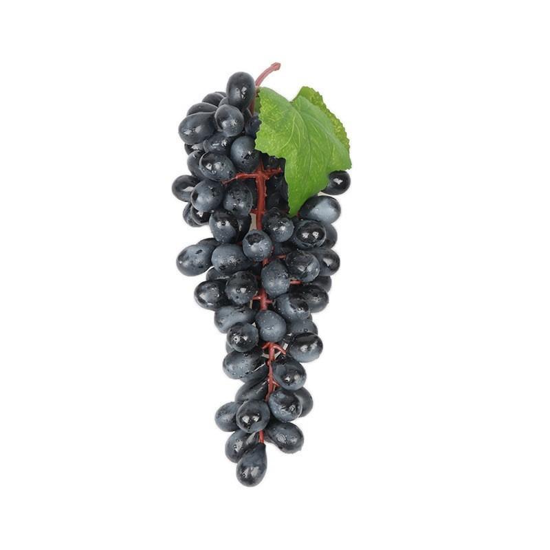 Grapes Simulation Fruit Plastic  Toy Vine Prop Photography Decoration Tools