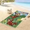 Tic Tac theme pattern design 2D Flat Print Beach Towel, Large Soft Quick Dry Towel for Beach Camping SwimmingXSTJ0915205