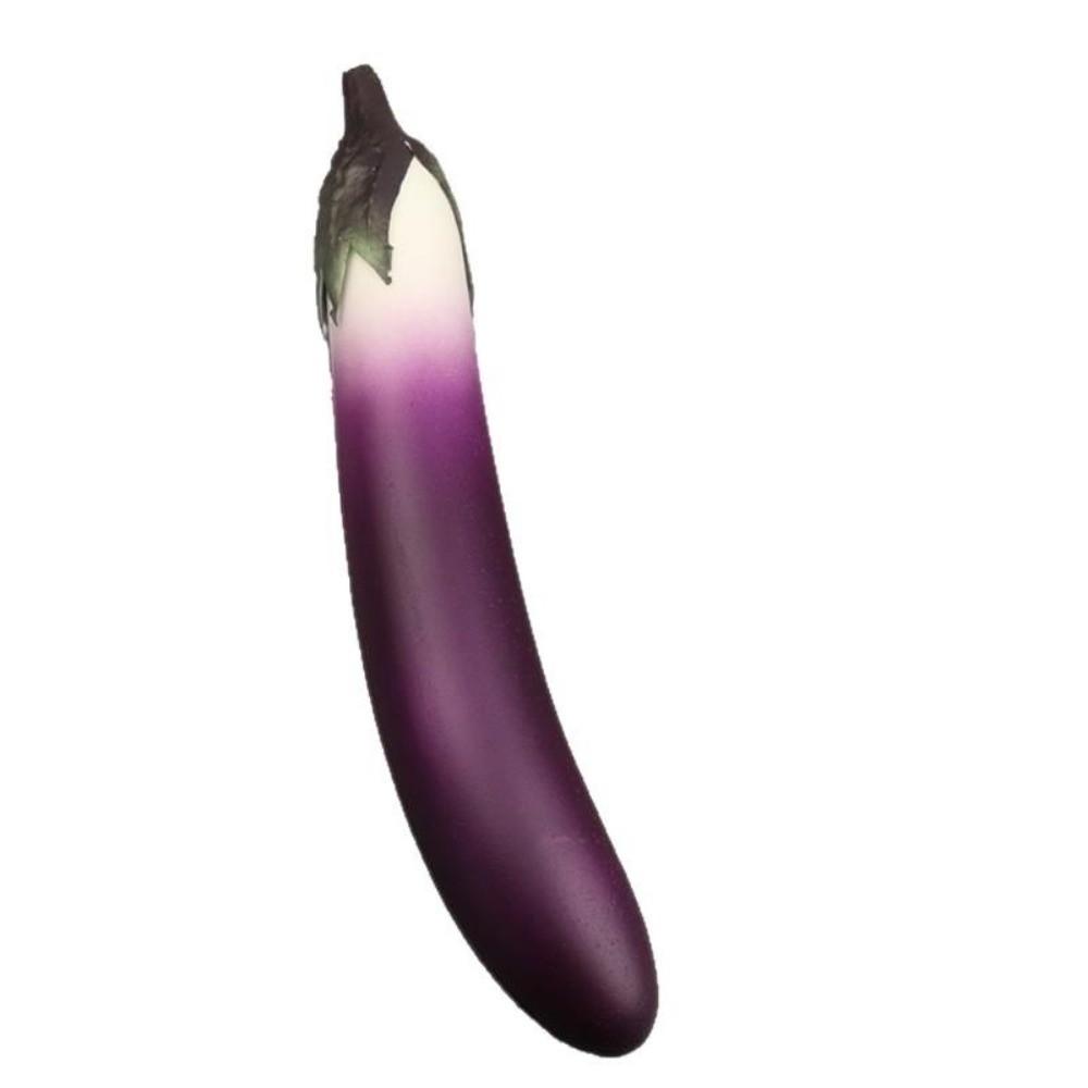 PU Artificial Vegetables Aubergine Cucumber Simulation Vegetables Ornament Corn Banana Photography Props Display Ornament
